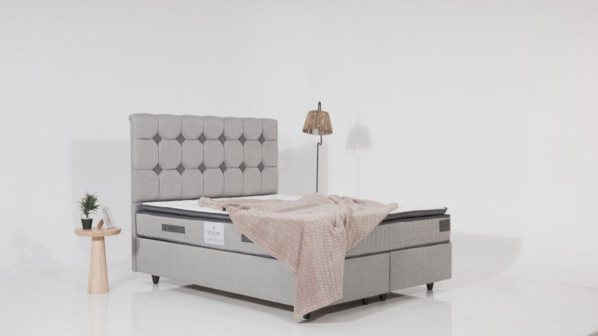 Κρεβάτι Clio Grey Linen - Image 10