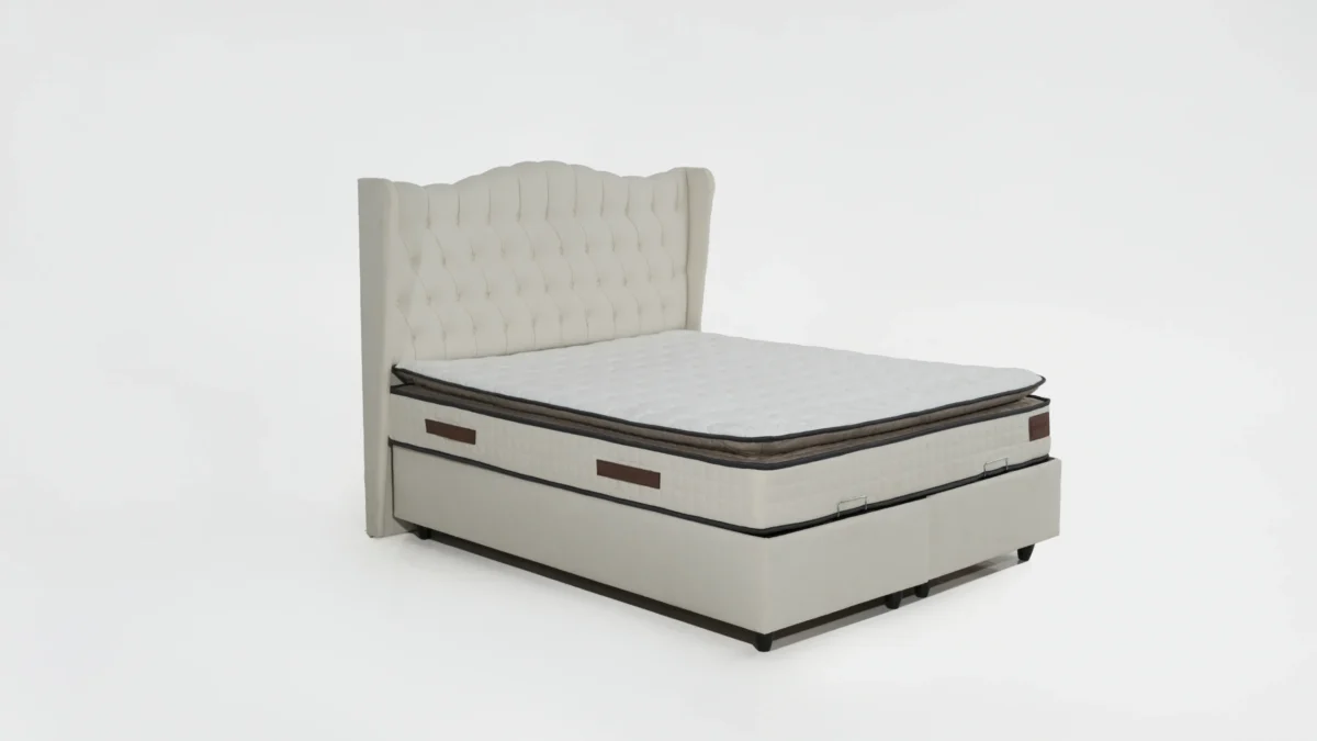 Κρεβάτι Calipso Bukle Cream - Image 6