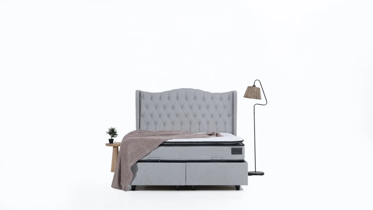 Κρεβάτι Calipso Grey Bukle - Image 4