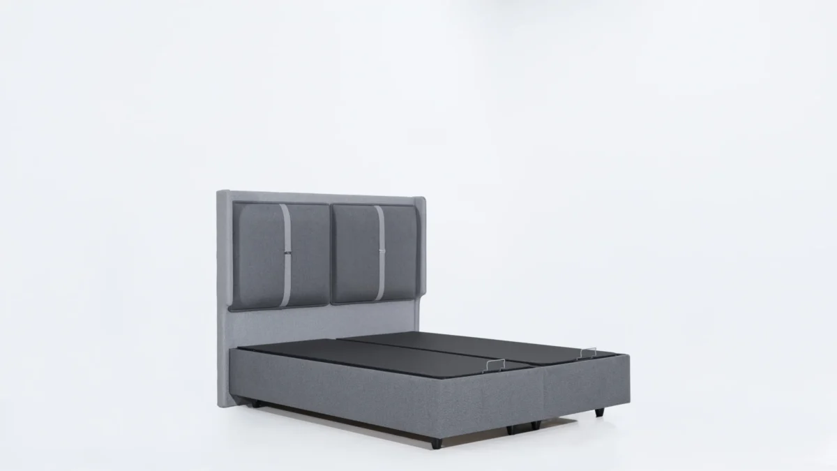 Κρεβάτι Ethra Bukle Dark Grey - Image 5