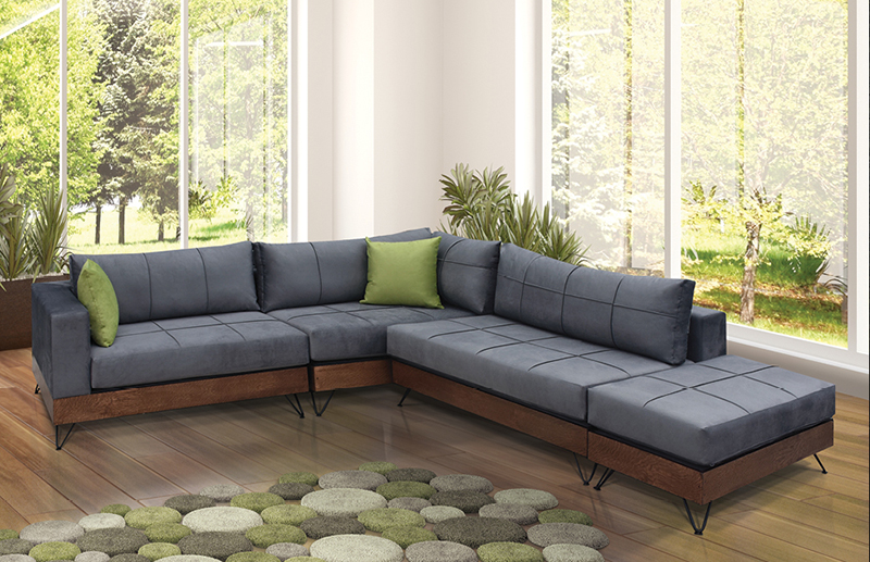 Γωνιακός καναπές leto