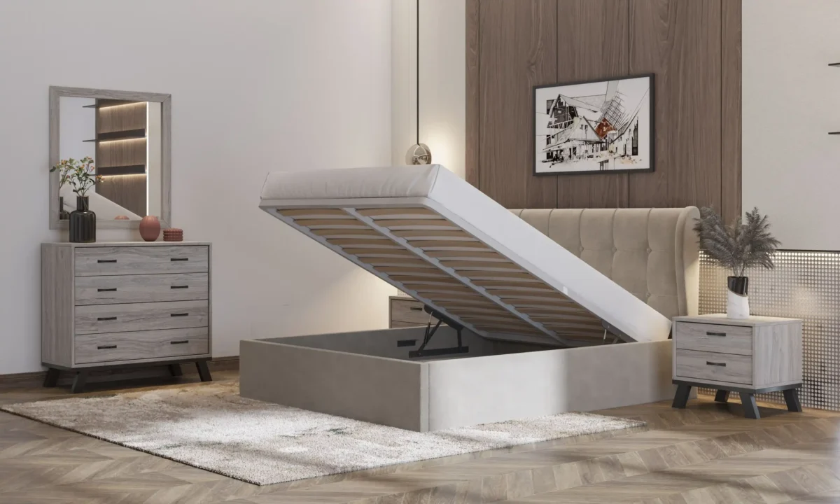 Κρεβάτι  Ν.84 με αποθηκευτικό χώρο - Image 2