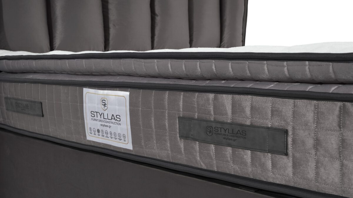 Κρεβάτι Alkioni Grey - Image 9