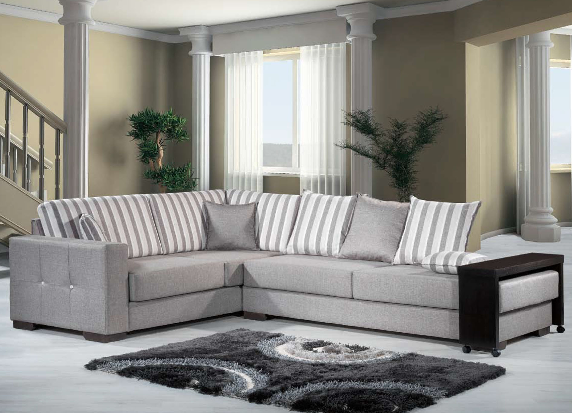 Γωνιακός Καναπές ροδος